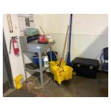 Janitor Supplies, Desk, Tote, Chair, Bubble Wrap