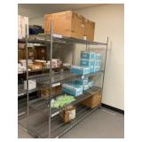 Wire Shelving Unit w/ Contents Wire Shelving Unit w/ Contents