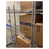 Wire Shelving Unit w/ Contents Wire Shelving Unit w/ Contents