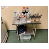 Stainless Table and Scale Stainless Table and Scale
