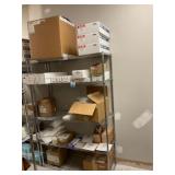Wire Shelving Unit w/ Contents Wire Shelving Unit w/ Contents