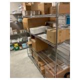 Wire Shelving Unit w/ Contents Wire Shelving Unit w/ Contents