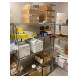 Wire Shelving Unit w/ Contents Wire Shelving Unit w/ Contents