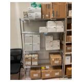 Wire Shelving Unit w/ Contents Wire Shelving Unit w/ Contents