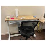 Adjustable Height Desk & Chair