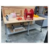 Rolling work Table w/ Contents