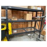 Warehouse Shelving 4 sections w/ contents