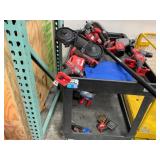 Various Battery Operated Tools w/ Cart