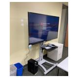 Mobile Cart with TV 65ï¿½