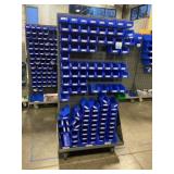 Mobile Gravity Shelf Bin Organizer With Bins Inclu
