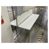 Wire Shelving Unit & Table