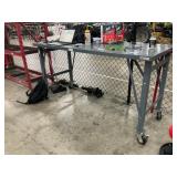 Mobile Steel Table