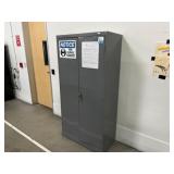 Metal Storage Cabinet w/ Contents
