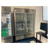 MOTAK MSD-2 DR-BAL-54-G-X Two Section Reach In Ref