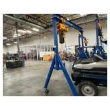 Global Gantry Crane w/ 2 Ton Harrington Hoist