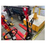 Uline Scissor Lift with Hoist and Crane