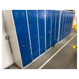 Z-Shape Metal Locker, 3 x 2 Compartments