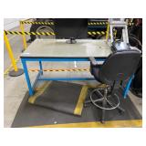 Work Bench, Chair and Monitor
