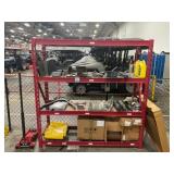 Shelving Unit W/ Contents