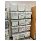 Wire Shelving Unit w/ Lab Consumables