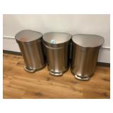 Simple Human Stainless Steel Trash Cans