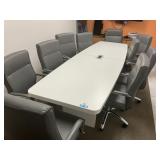 10ï¿½ Confrence Table & Chairs