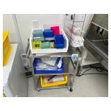 Stainless Steel Cart w/ Contents