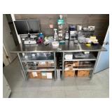 Stainless Steel Tables w/ Contents