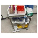 Stainless Steel Cart w/ Contents
