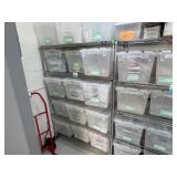 Wire Shelving Unit w/ Lab Consumables