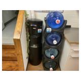 Bottle Water Dispenser W/ (8) Bottles of water, (2