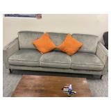 Office Credenza, Grey Sofa, Grey Side Chair, 4x8 G
