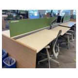 Work Stations with (8) Electric Sit/Stand Desk 69