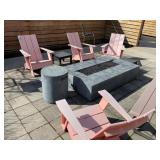 Orange Adirondack Chairs