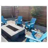 Blue Adirondack Chairs