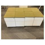 Green  Top 2 Drawer File Cabinet with Key