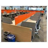 Work Stations with (8) Electric Sit/Stand Desk 69