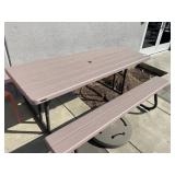 Tan Plastic Picnic Tables
