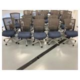 Office Task Chairs Blue/Grey