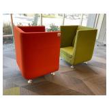 Orange / Green Chairs