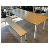 Lunch Table with (1) Bench 87ï¿½ x 32ï¿½ x 29ï¿½