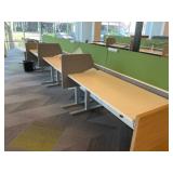 Work Stations with (8) Electric Sit/Stand Desk 69