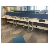 Work Stations with (6) Electric Sit/Stand Desk 69