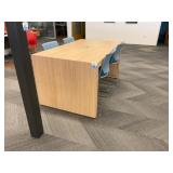 Bar Height Table 6ï¿½ x 3 1/2ï¿½ x 3ï¿½ with (4) Blue Ba