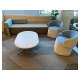 Break Area Furniture,  Couch , (2) Chairs, Coffee