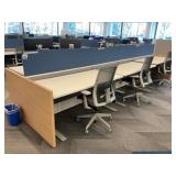 Work Stations with (6) Electric Sit/Stand Desk 69