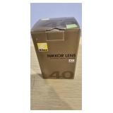 Camera Lenses: Nikon DX AF-S Micro NIKKOR 40 mm 1: