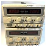 Lot of 2 GW Instek GPC-30300 Dual Tracking w 5V Fi