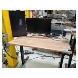 Electric Height Adjustable Standing Desk w/ (1) 24