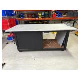 Custom Aluminum Table Dimensions: 41ï¿½ x 47ï¿½ x 98ï¿½